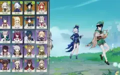 Conta Genshin Ar 25 com Furina Nahida e Venti