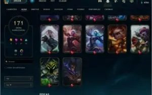 Conta Lol 171 skin