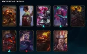 VENDO CONTA NO LOL COM VÁRIAS SKINS E MAESTRIAS