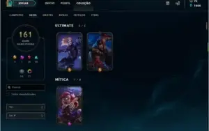 Conta GOLD V com 161 skins