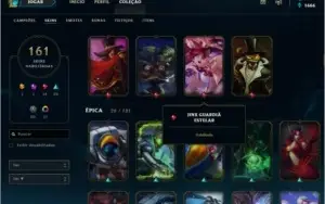 Conta GOLD V com 161 skins