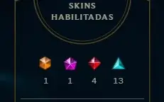 CONTA LEAGUE OF LEGENDS BASICA 49 SKINS
