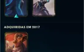 CONTA LEAGUE OF LEGENDS BASICA 49 SKINS