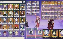 Genshin Impact Hutao+Bis Alhaitham+Bis Kazuha+Bis Furina C1