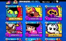 46K Troféus 83/87 Brawlers - TODOS nivel 9+ - 97 skins