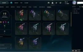 Conta LOL Platina 2 | 364 skins | 633 icones