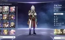 Lvl42 Jing Yuan + cone, Bronya + cone da Himeko