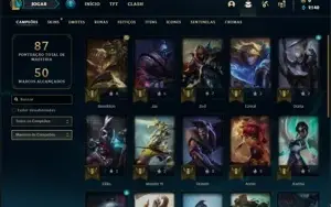 Conta prata 2 com 23 Champs e 5 Skins