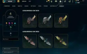 Esmeralda 4 com 45 Champs e 16 Skins