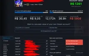 CONTA STEAM 14 ANOS 230+ JOGOS