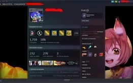 CONTA STEAM 14 ANOS 230+ JOGOS