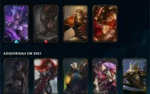 Conta gold 3 com Yasuo Emissário