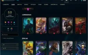 Conta League of legends