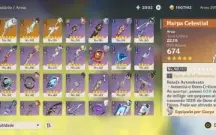 Conta Genshin Impact Ar56, f2p, personagens biuldados