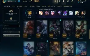 Esmeralda 4 com 40 champs e 5 skins