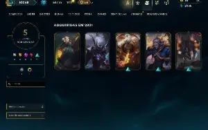 Esmeralda 4 com 40 champs e 5 skins