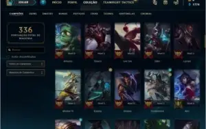 Conta Diamante 4 93 champ 41 skins