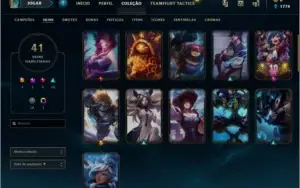 Conta Diamante 4 93 champ 41 skins
