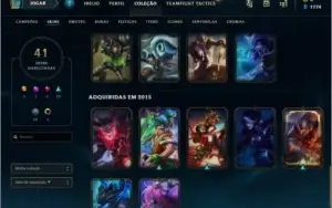 Conta Diamante 4 93 champ 41 skins
