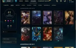 Conta Diamante 4 93 champ 41 skins