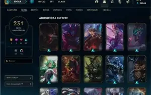 Vendo Conta Ouro 1 ,231 skins , lv 737 , todos os campeos
