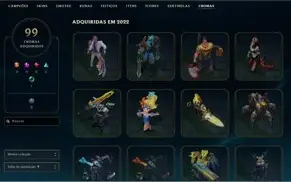 Vendo Conta Ouro 1 ,231 skins , lv 737 , todos os campeos