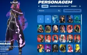 conta epic com varios jogos e skins do fortnite
