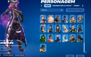 conta epic com varios jogos e skins do fortnite