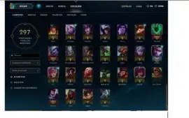 Conta League of Legends Ouro IV
