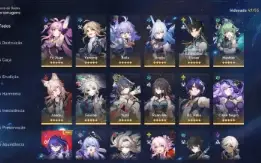 Honkai: Star Rail - Faltando 7 personagens 5* + MC Masculino