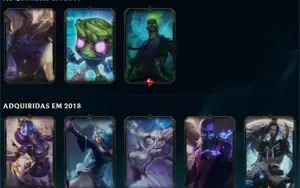Conta de lol e valorant lv 51 com varias skins