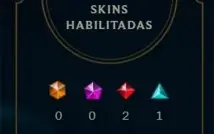Conta de lol e valorant lv 51 com varias skins