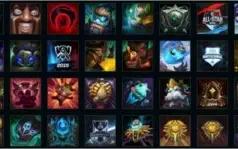 CONTA LOL - PLATINA 5 - 132 CAMPEÕES - 50 SKINS COM EMAIL