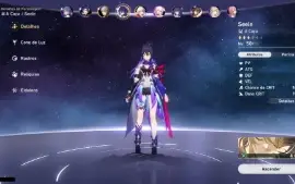 Conta com Seele C1 + Clara Honkai star Rail