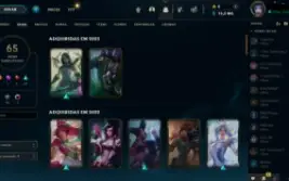 vendo conta lol 64 skins ultimo elo bronze