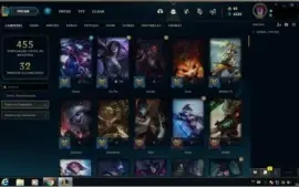 Conta de lol diamante 1 , 150 skins , 140 champs.
