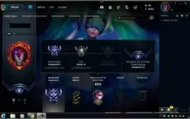 Conta de lol diamante 1 , 150 skins , 140 champs.