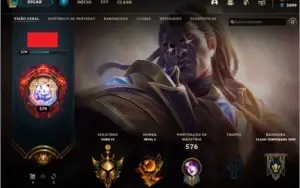 CONTA DE LOL OURO 4