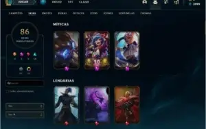 CONTA DE LOL OURO 4