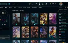 CONTA ESMERALDA 4 lvl 781+ todos os campeões + 161 skins