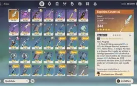 NA Ar35 Mundo 3 Zhong + Lança Espinha Celestial