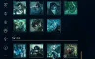 Conta lol desde 2012 com 170 skins e muito espolio.