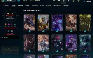 Conta de Valorant e LOL