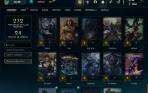 Prata 4 com 90 Champs e 36 Skins ( Mais de 30 Jogos )