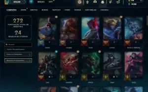 Prata 4 com 90 Champs e 36 Skins ( Mais de 30 Jogos )