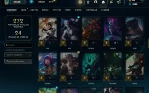 Prata 4 com 90 Champs e 36 Skins ( Mais de 30 Jogos )