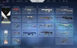 CONTA VALORANT MUITAS SKINS