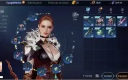Conta Mir4 level 62 - Todos os itens Raros