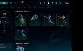 Conta LOL unico dono, mais de 450 skins
