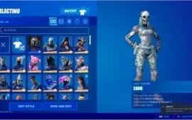 CONTA DE FORTNITE COM MAIS DE 100SKINS COMPRADAS, 1600$